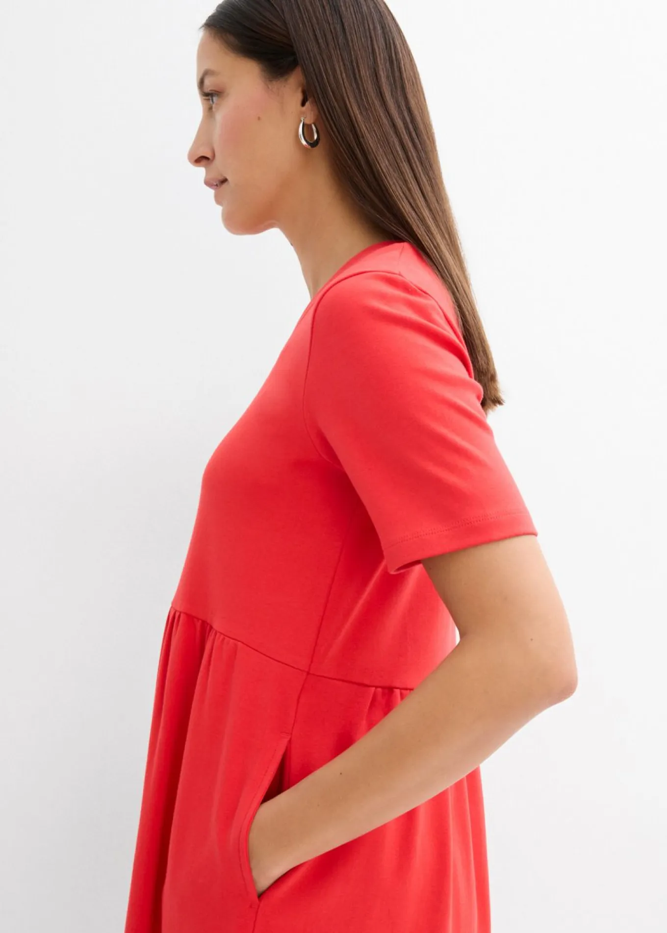 Vestido de punto de algodón puro