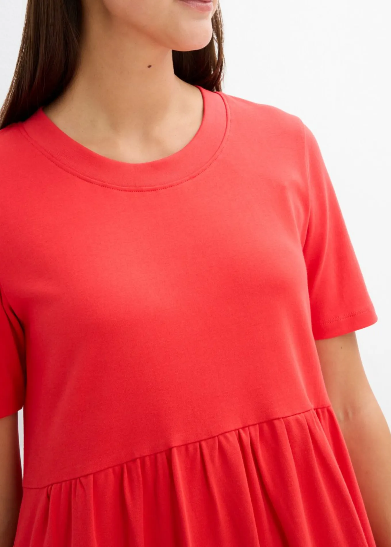 Vestido de punto de algodón puro