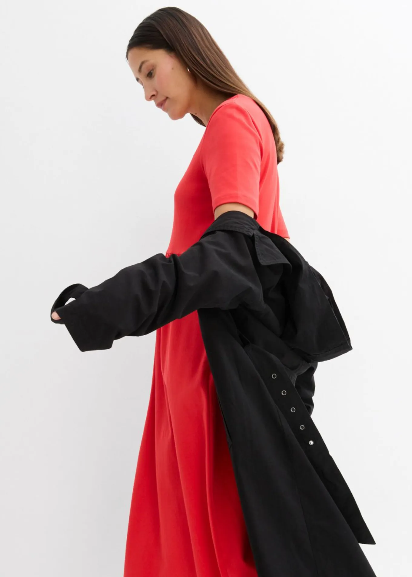 Vestido de punto de algodón puro