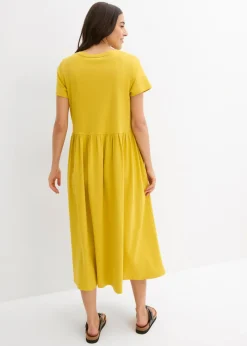 Vestido de punto de algodón orgánico puro