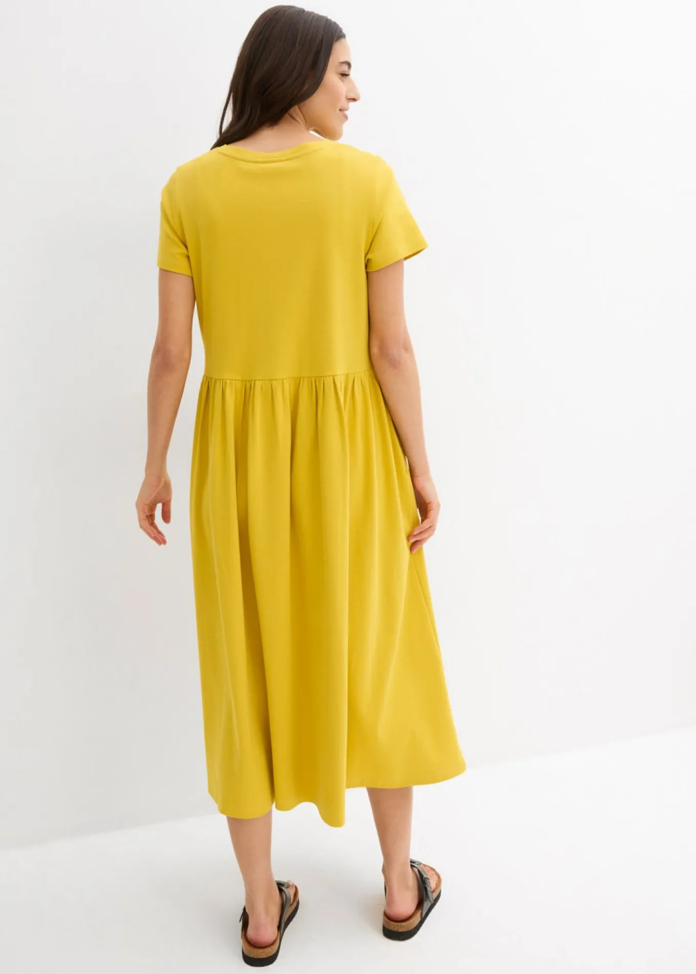Vestido de punto de algodón orgánico puro