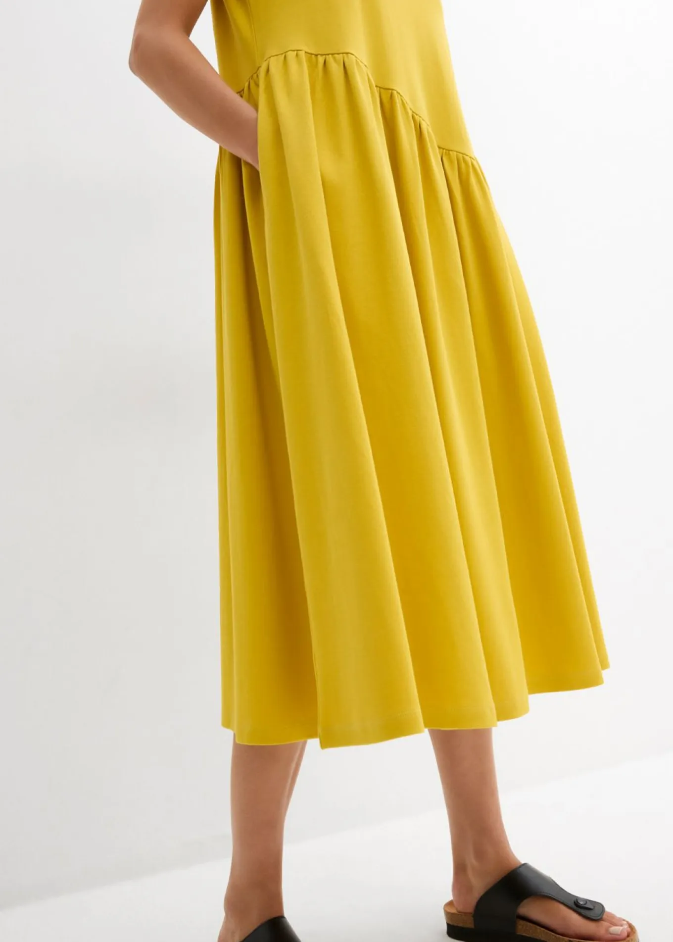 Vestido de punto de algodón orgánico puro