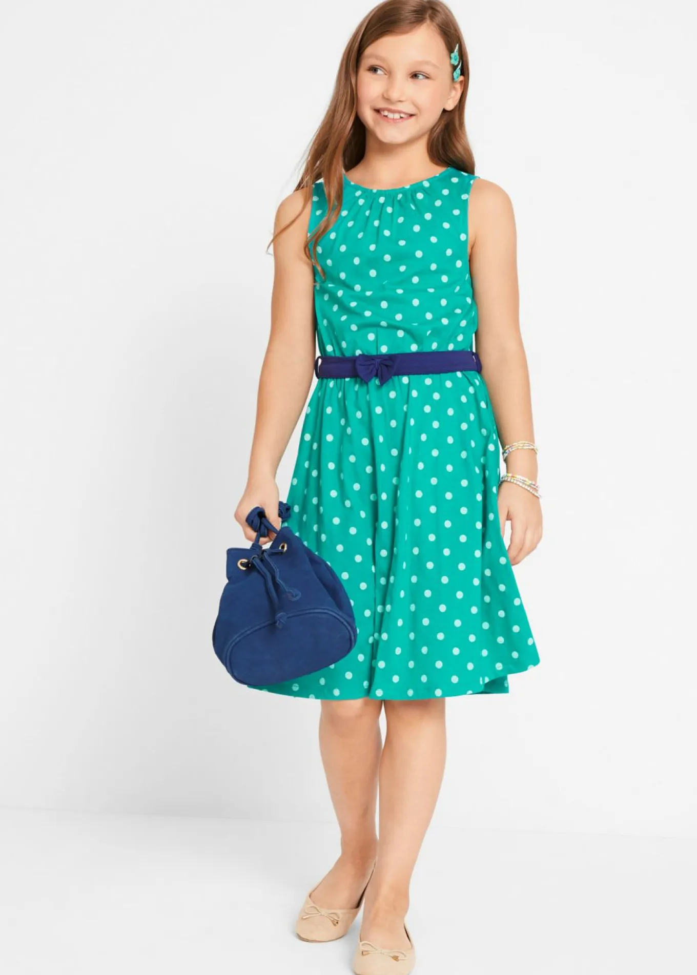 Vestido de punto de algodón orgánico puro