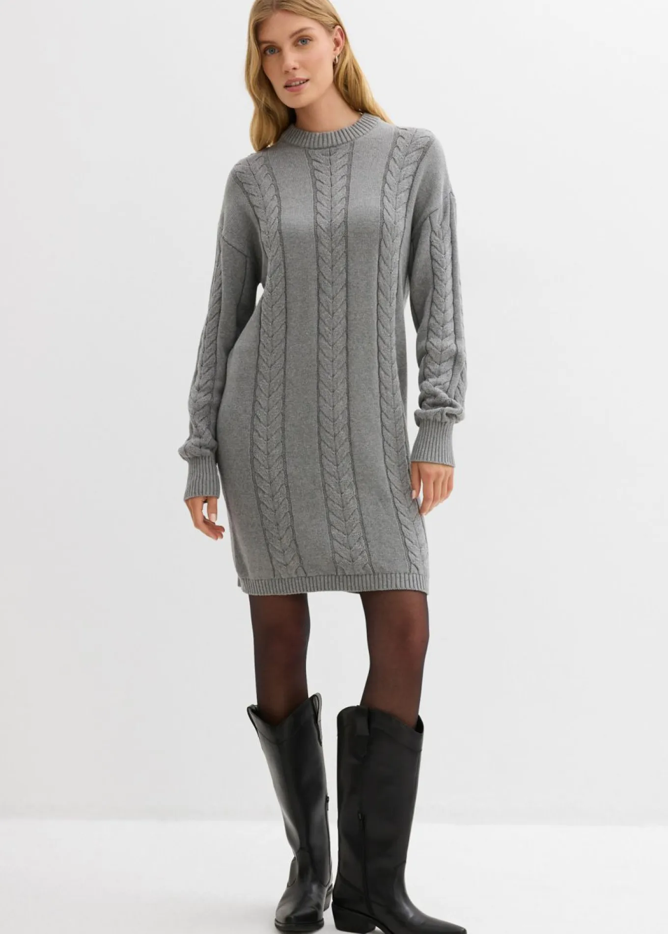 Vestido de punto de algodón puro