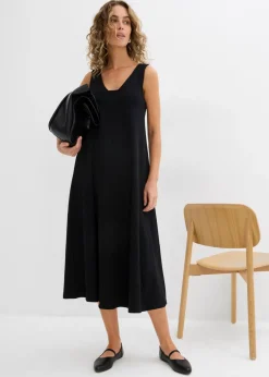 Vestido de punto de algodón orgánico puro