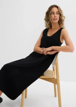 Vestido de punto de algodón orgánico puro