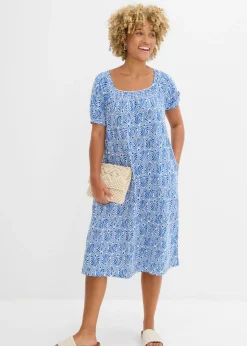 Vestido de punto de algodón orgánico puro
