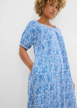 Vestido de punto de algodón orgánico puro