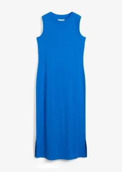 Vestido de punto de algodón con elástico