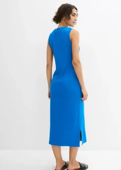 Vestido de punto de algodón con elástico