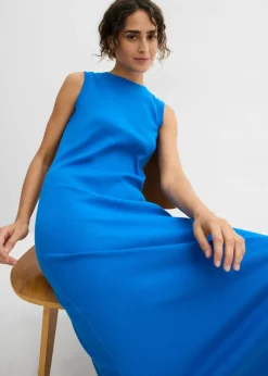 Vestido de punto de algodón con elástico