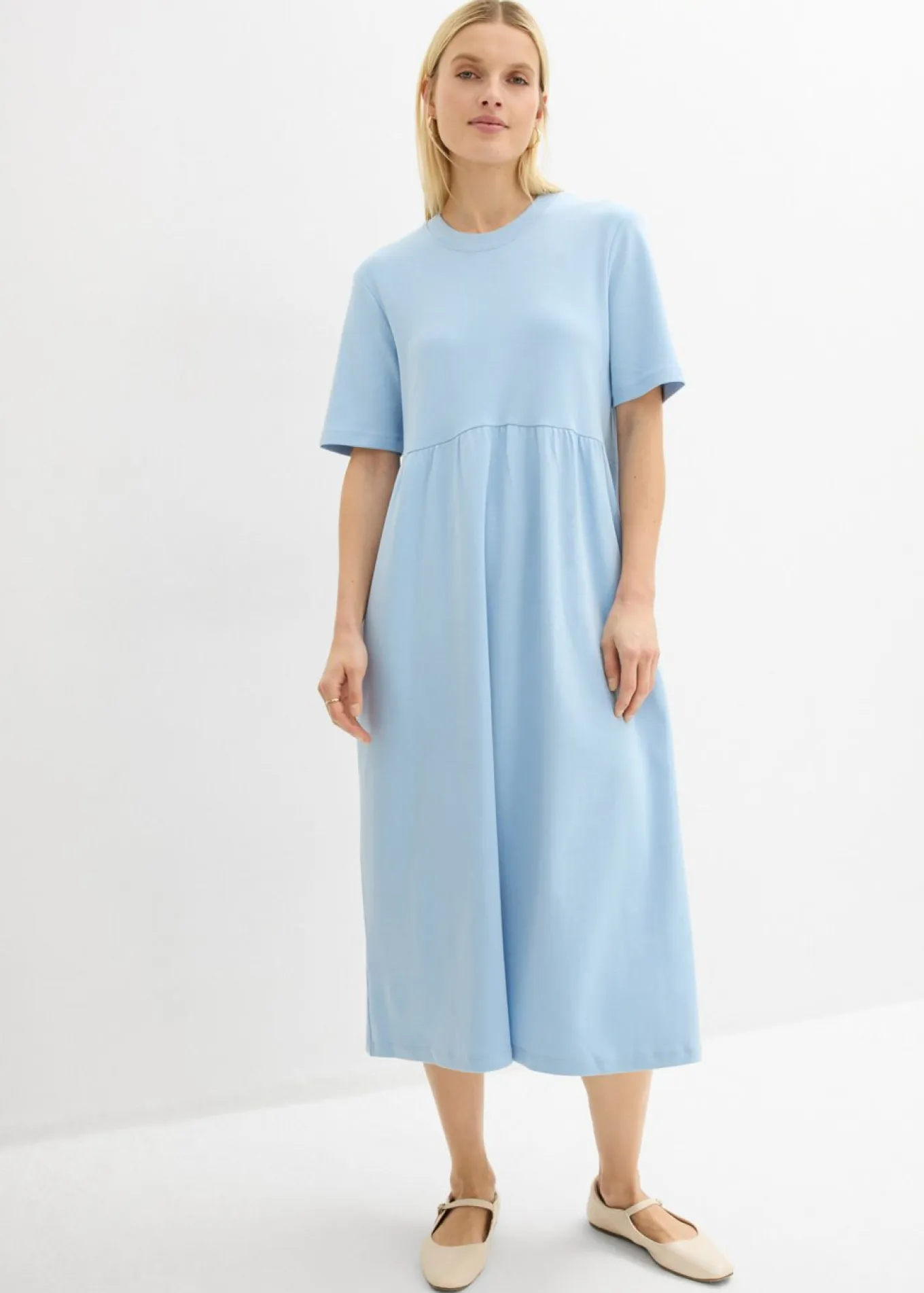 Vestido de punto de algodón puro