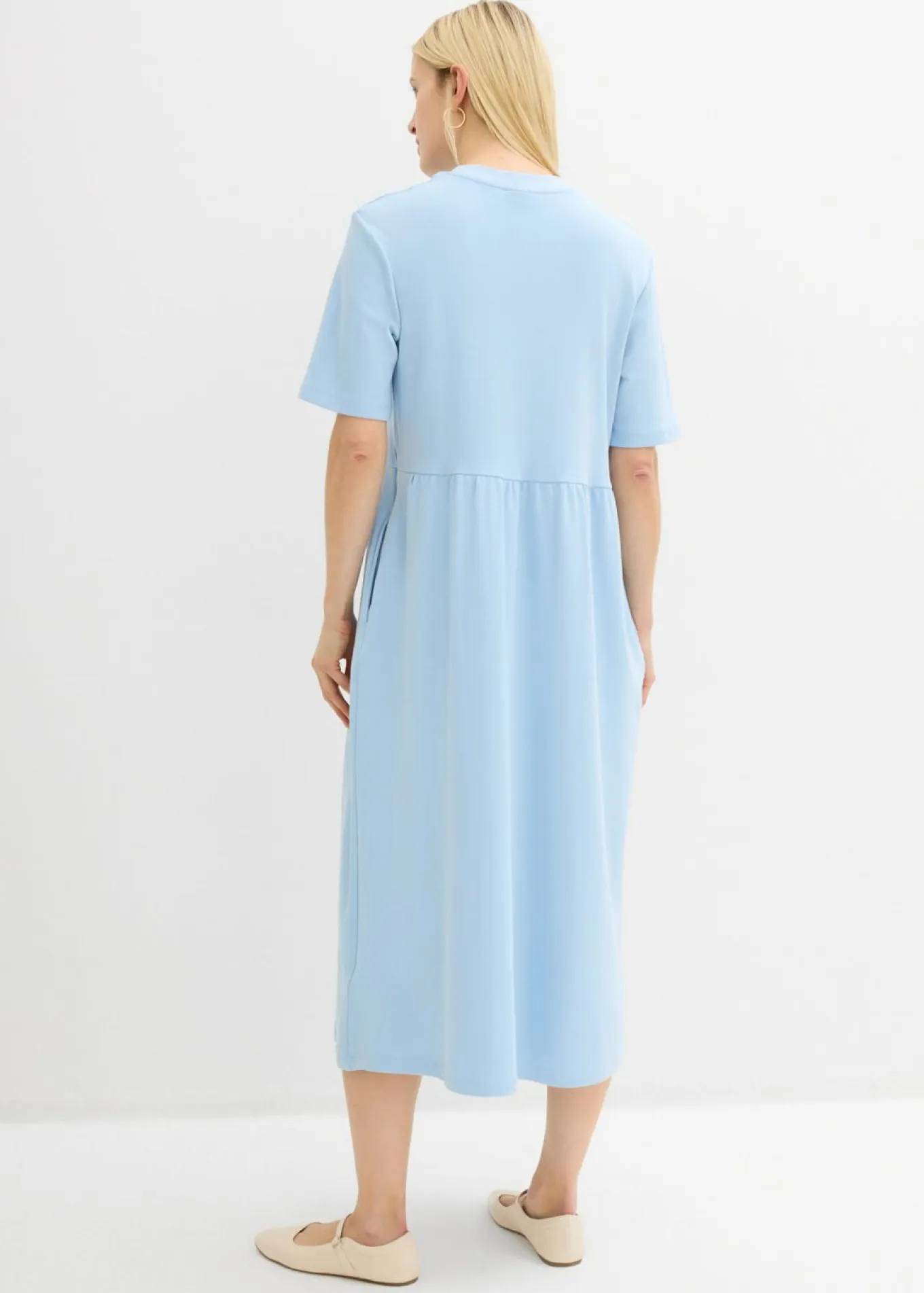 Vestido de punto de algodón puro