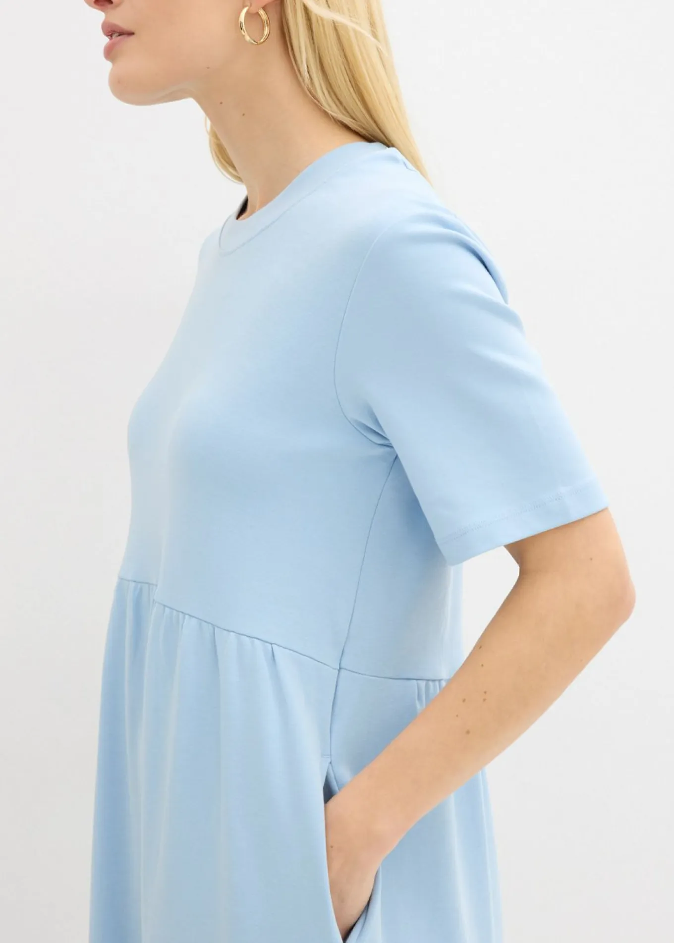 Vestido de punto de algodón puro