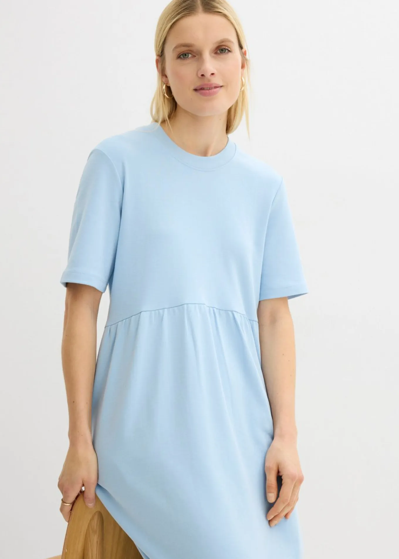 Vestido de punto de algodón puro