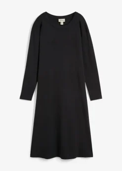 Vestido de punto de algodón orgánico puro pesado