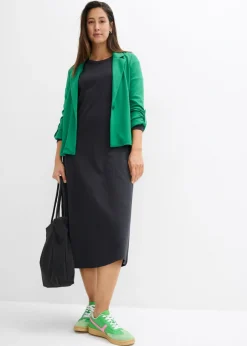 Vestido de punto de algodón orgánico puro pesado