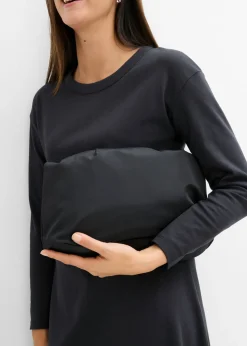 Vestido de punto de algodón orgánico puro pesado