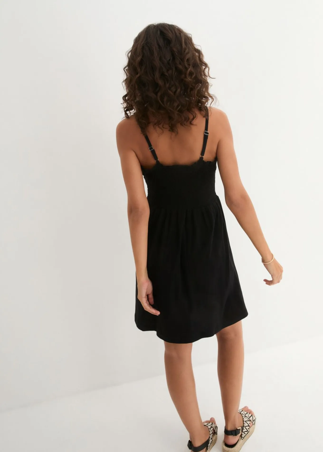 Vestido de punto de algodón orgánico puro