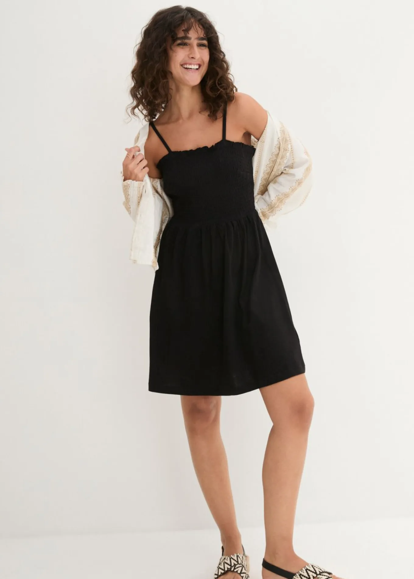 Vestido de punto de algodón orgánico puro