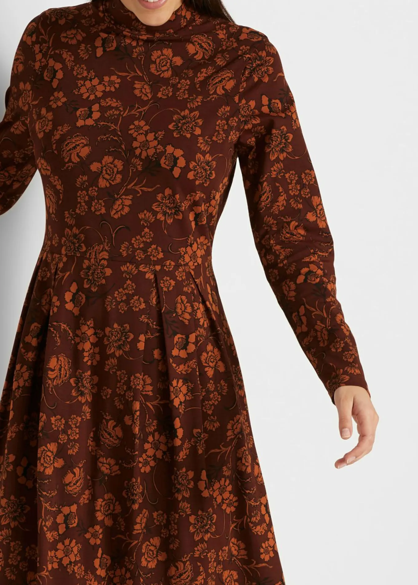 Vestido de punto de algodón