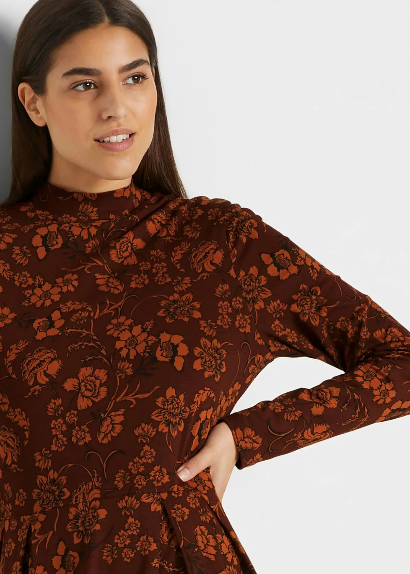 Vestido de punto de algodón