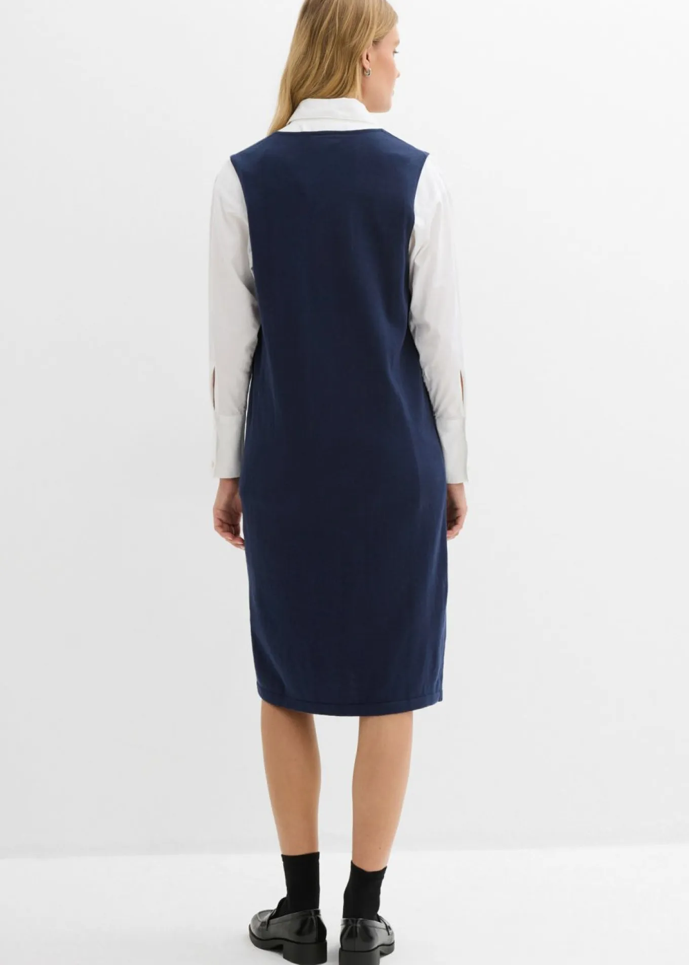 Vestido de punto de algodón puro