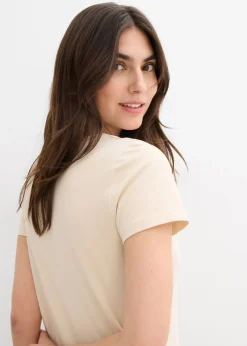 Vestido de punto de algodón orgánico elástico