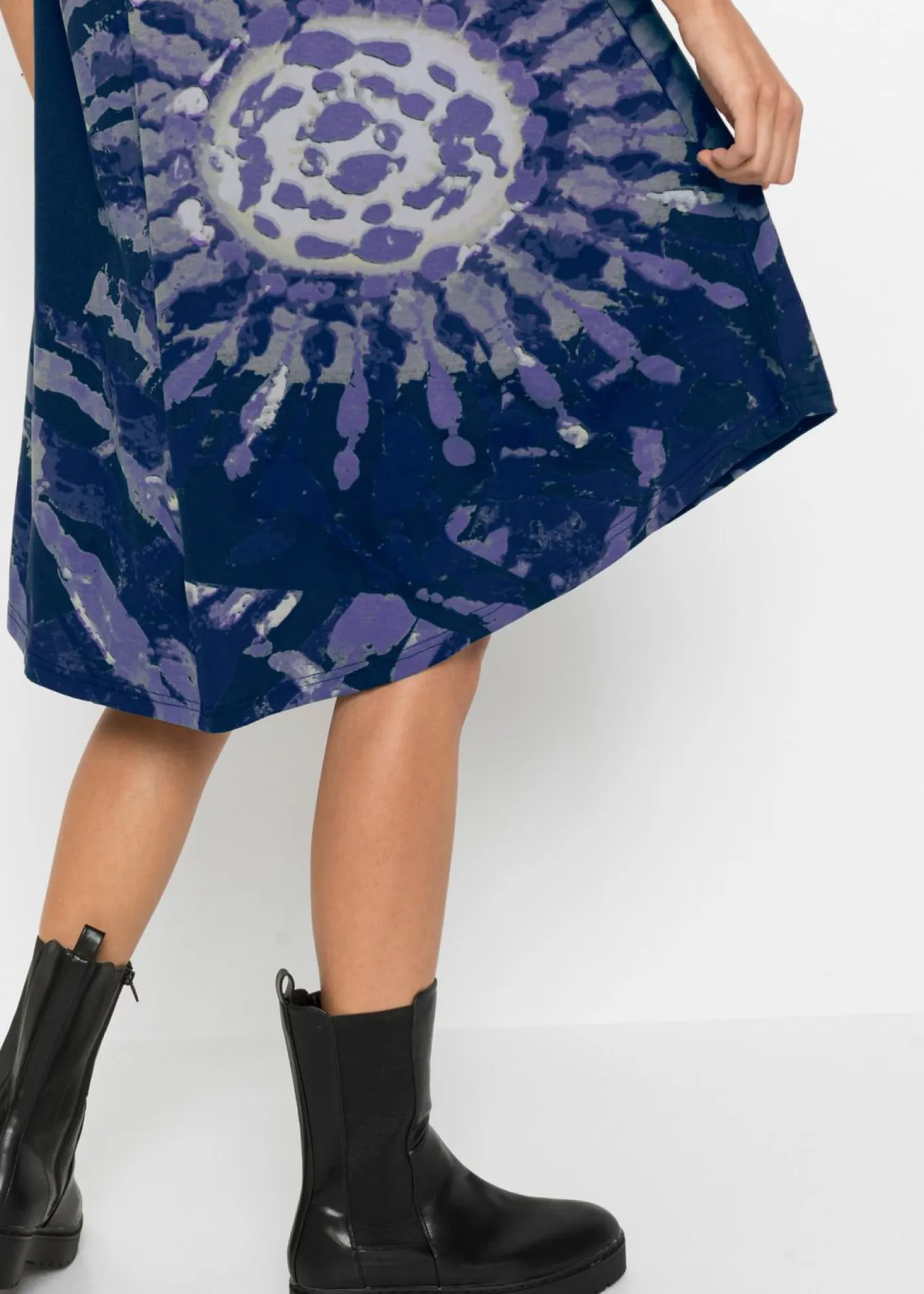 Vestido de punto de algodón puro