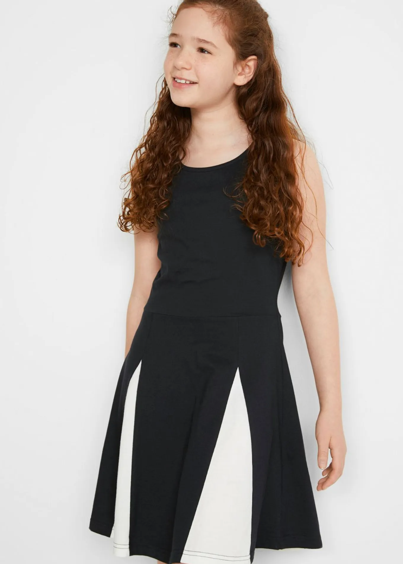 Vestido de punto de algodón orgánico puro