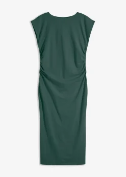Vestido de punto de algodón con elástico