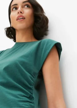 Vestido de punto de algodón con elástico