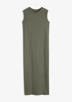 Vestido de punto de algodón con elástico