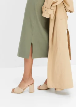 Vestido de punto de algodón con elástico