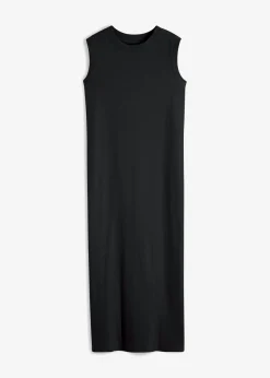Vestido de punto de algodón con elástico