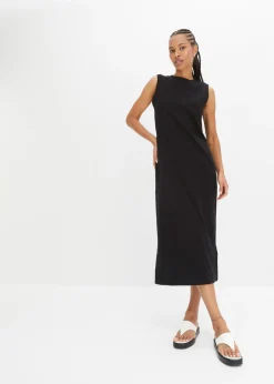 Vestido de punto de algodón con elástico