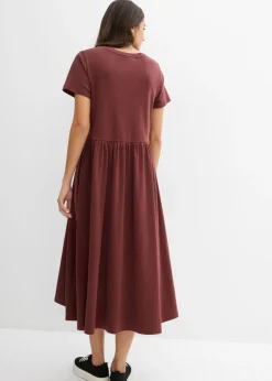 Vestido de punto de algodón orgánico puro
