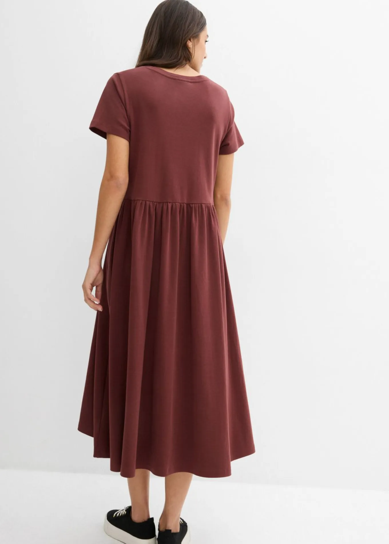 Vestido de punto de algodón orgánico puro