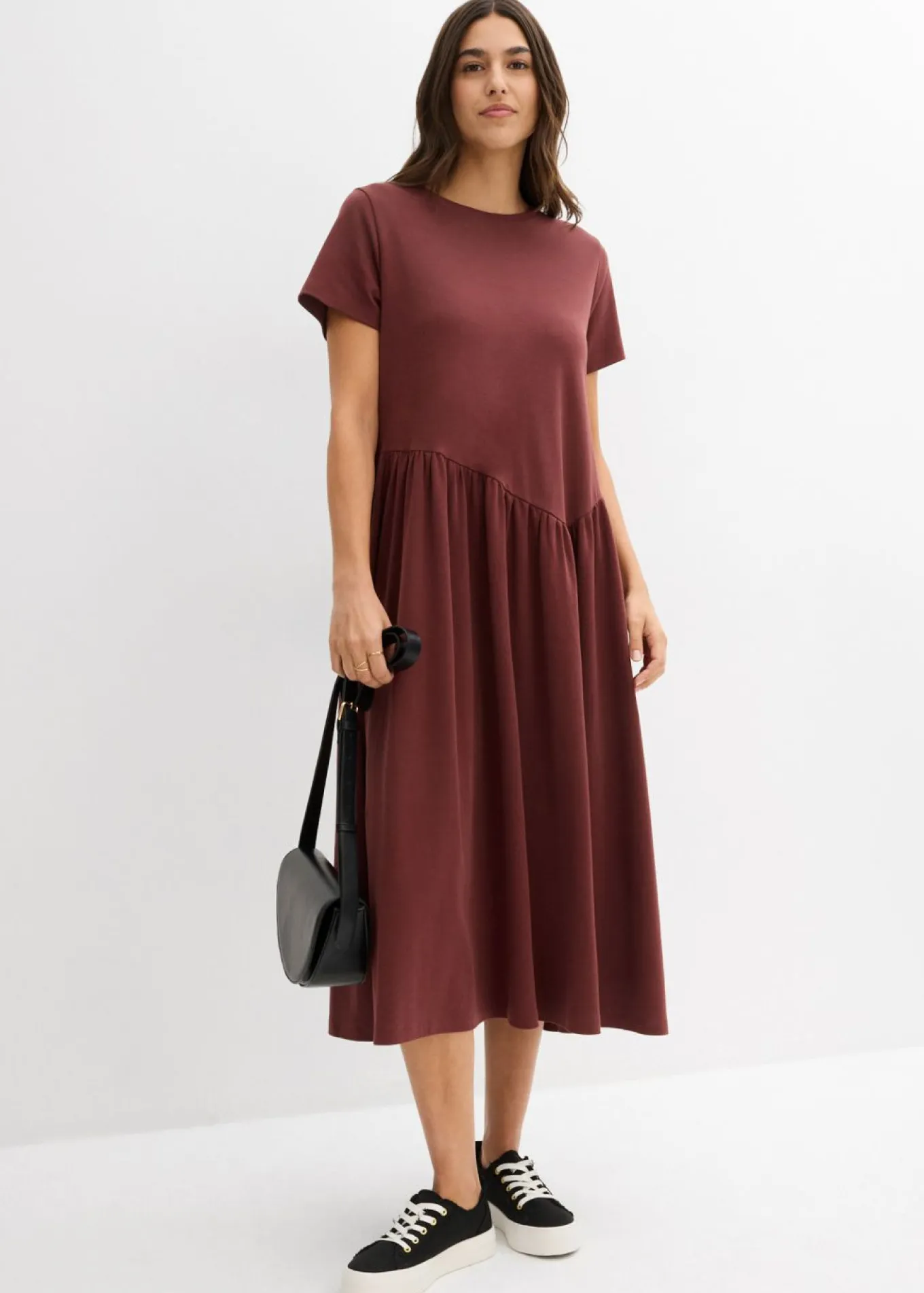 Vestido de punto de algodón orgánico puro
