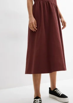 Vestido de punto de algodón orgánico puro