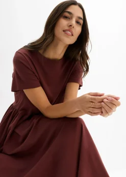 Vestido de punto de algodón orgánico puro
