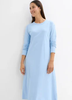 Vestido de punto de algodón orgánico puro pesado