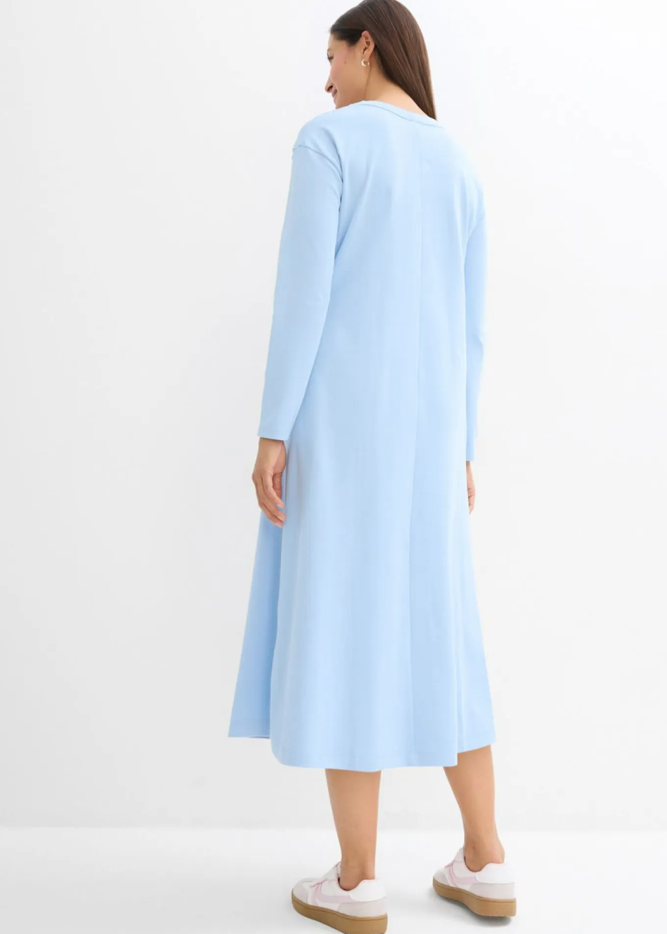 Vestido de punto de algodón orgánico puro pesado