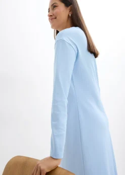 Vestido de punto de algodón orgánico puro pesado