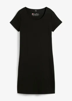Vestido de punto de algodón orgánico elástico