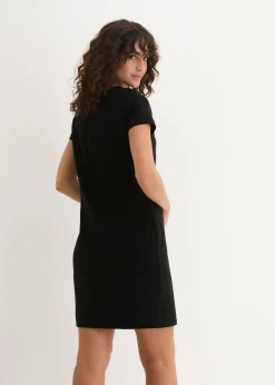 Vestido de punto de algodón orgánico elástico