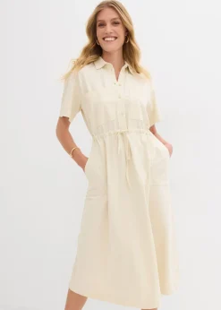 Vestido de punto de algodón elástico