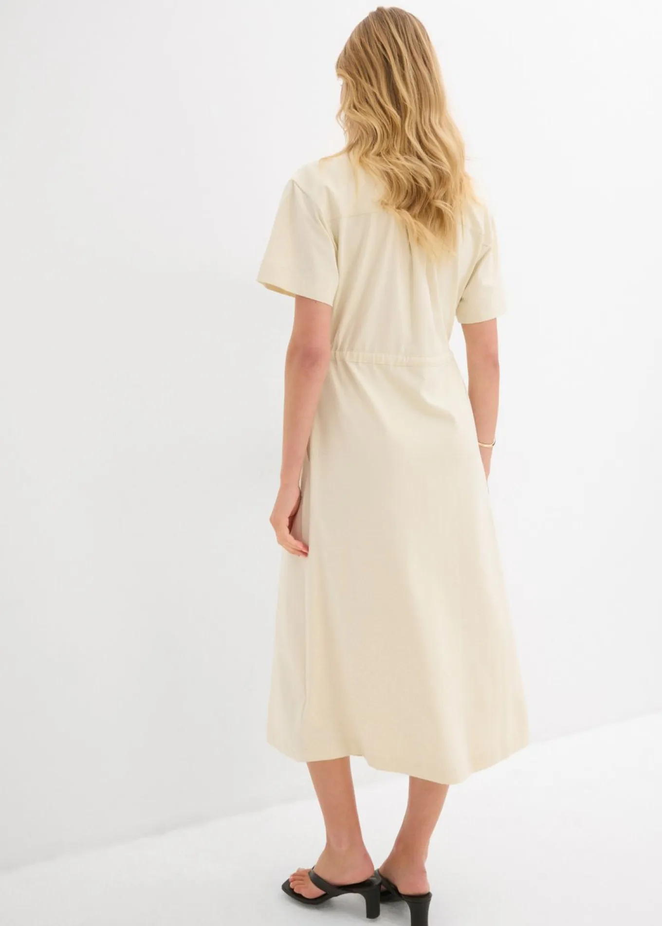 Vestido de punto de algodón elástico