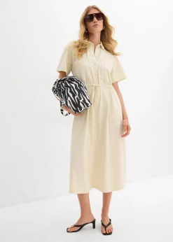 Vestido de punto de algodón elástico