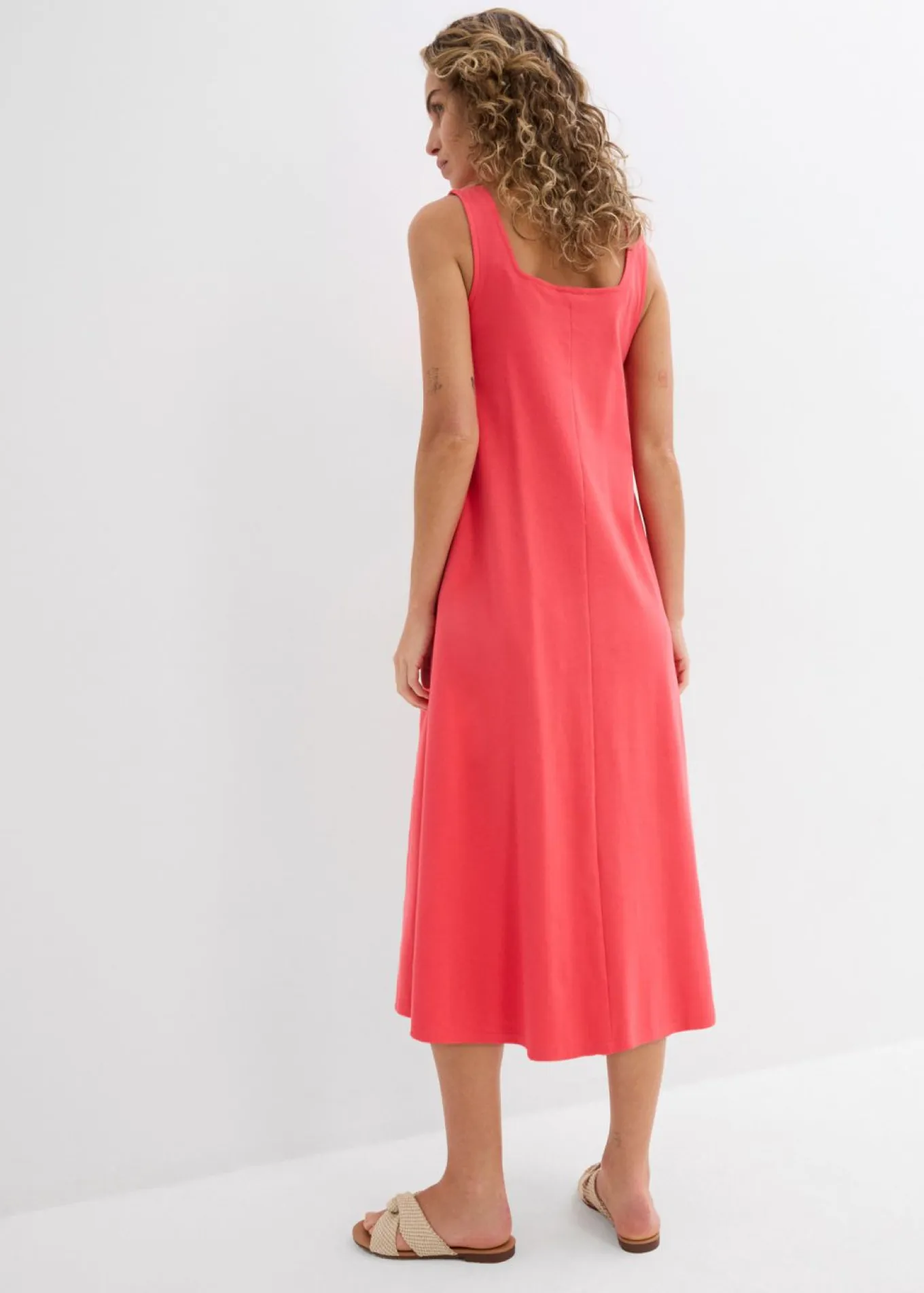 Vestido de punto de algodón orgánico puro